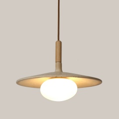 Annadel Sonoma Wood And Stone Japandi Pendant Lights