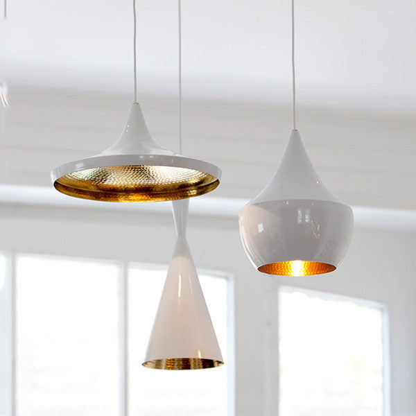 Modern Beat White Pendant Light